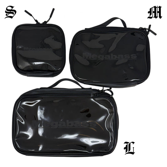 MEGABASS CLEAR POUCH BLACK